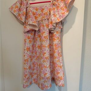 H&M Floral Kids Dress in Pink and Orange